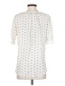 Tamara H. Ivory Short Sleeve Blouse Size S - photo 2
