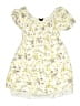 Art Class 100% Rayon Floral Yellow Dress Size 10 - photo 1