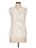 Ember 100% Polyester Ivory Sleeveless Blouse Size L - photo 1