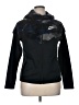 Nike 100% Polyester Black Blue Zip Up Hoodie Size XL - photo 1