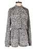 MICHAEL Michael Kors 100% Polyester Tweed Gray Black Romper Size XS - photo 1