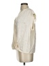 Halston 100% Silk Ivory Sleeveless Silk Top Size S - photo 5