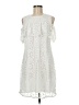 Taylor 100% Polyester White Cocktail Dress Size 8 - photo 1