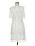 Taylor 100% Polyester White Cocktail Dress Size 8 - photo 2
