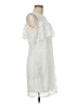 Taylor 100% Polyester White Cocktail Dress Size 8 - photo 4