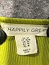 Happily Grey 100% Polyester Green Long Sleeve Top Size M - photo 7
