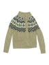 Willow Blossom Chevron-herringbone Green Pullover Sweater Size 7 - 8 - photo 1