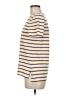 Boden 100% Cotton Stripes Ivory Short Sleeve Turtleneck Size 6 - photo 5
