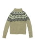 Willow Blossom Chevron-herringbone Green Pullover Sweater Size 7 - 8 - photo 2