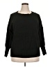 Terra & Sky Solid Black Pullover Sweater Size 2X - photo 1