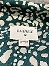 Everly 100% Polyester Animal Print Green Long Sleeve Blouse Size M - photo 7