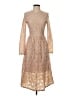 H&M 100% Polyamide Tan Cocktail Dress Size S - photo 1