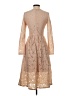 H&M 100% Polyamide Tan Cocktail Dress Size S - photo 2