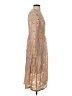 H&M 100% Polyamide Tan Cocktail Dress Size S - photo 4