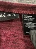 Joei & I Animal Print Burgundy Pullover Sweater Size 2X - photo 7