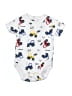 Buttons and Thread Print White Short Sleeve Onesie Size 3-6 mo - photo 1