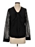 Unbranded 100% Polyester Black Long Sleeve Blouse Size S - photo 1