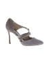 Carolinna Espinosa Gray Tan Heels Size 8 1/2 - photo 1
