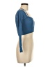 Unbranded Blue 3/4 Sleeve Top Size M - photo 4