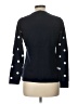 Tommy Hilfiger 100% Cotton Polka Dots Black Pullover Sweater Size L - photo 2