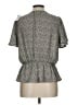 Sienna Sky 100% Polyester Gray Short Sleeve Blouse Size L - photo 2