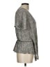 Sienna Sky 100% Polyester Gray Short Sleeve Blouse Size L - photo 4