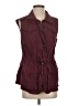 Unbranded 100% Cotton Burgundy Vest Size S - photo 1