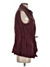Unbranded 100% Cotton Burgundy Vest Size S - photo 4