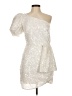 Sachin + Babi Silver Cocktail Dress Size 6 - photo 1