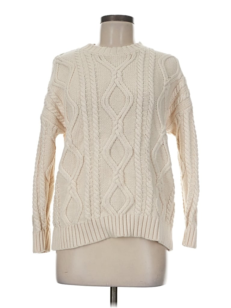 Pre-owned Trendy Queen Pullover Sweater In Ivory