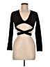 Adika Black 3/4 Sleeve Top Size M - photo 1