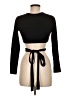 Adika Black 3/4 Sleeve Top Size M - photo 2