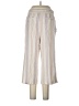 Sharagano Stripes Ivory White Linen Pants Size L - photo 2