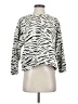 Velvet by Graham & Spencer Animal Print White Pullover Sweater Size S - photo 1