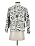 Velvet by Graham & Spencer Animal Print White Pullover Sweater Size S - photo 2