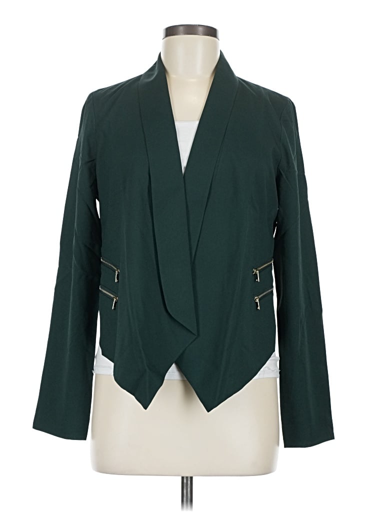 Pre-owned Bebe Cardigan Sweater In Green