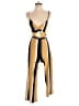 Bershka Stripes Yellow Jumpsuit Size S - photo 1