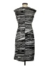 Evan Picone Graphic Silver Cocktail Dress Size 4 - photo 2