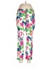 Assorted Brands Floral Pink Casual Pants Size 10 - photo 1