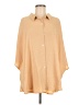 Unbranded 100% Polyester Tan 3/4 Sleeve Blouse Size 8XL - photo 1