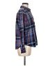Old Navy 100% Cotton Plaid Blue Long Sleeve Button-Down Shirt Size M - photo 4
