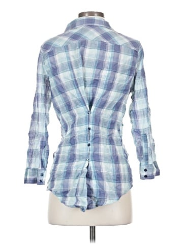 Fei 3/4 Sleeve Button-Down Shirt (view 2)