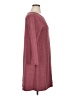 Serra Solid Burgundy Casual Dress Size XL - photo 4