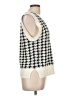Unbranded Houndstooth Ivory Sweater Vest Size L (estimated) - photo 4