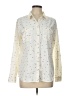 Eddie Bauer 100% Nylon Stars Ivory Long Sleeve Button-Down Shirt Size L - photo 1