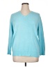 Carolyn Taylor 100% Acrylic Blue Pullover Sweater Size 1X - photo 1