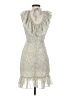 Lea & Viola 100% Polyester Tweed Ivory Cocktail Dress Size XS - photo 2