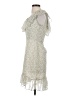 Lea & Viola 100% Polyester Tweed Ivory Cocktail Dress Size XS - photo 5