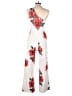 Unbranded Floral White Jumpsuit Size 12 - photo 2