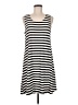 Assorted Brands Stripes Black Casual Dress Size M (estimated) - photo 1